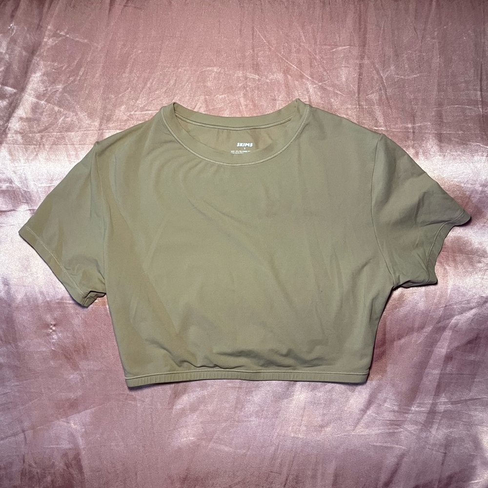 SKIMS Nude Crop Top